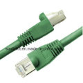 10g CAT6A Snagless patch cabo com 50u RJ45 verde